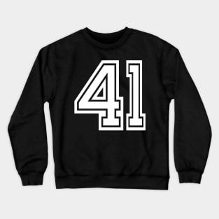 Numbers 41 for a sports team, group, or community Crewneck Sweatshirt